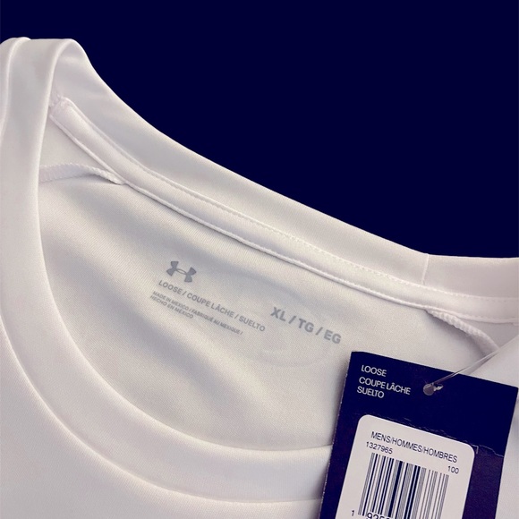 NWT Under Armor, X Large men's, white and gray color, very soft - Picture 3 of 4